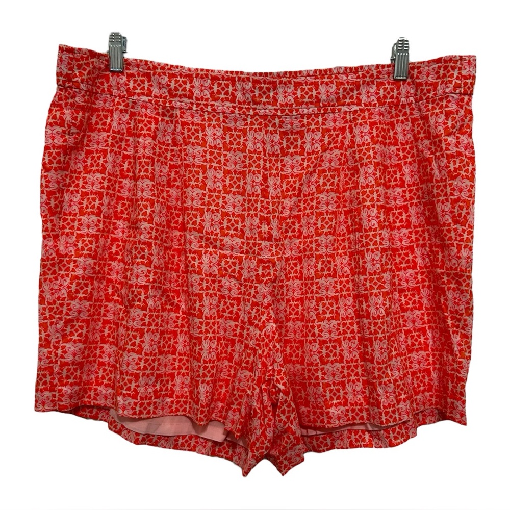 Vineyard Vines Tortola Luxe Pull-On Shorts Sunrise Pink Orange XXL NWT